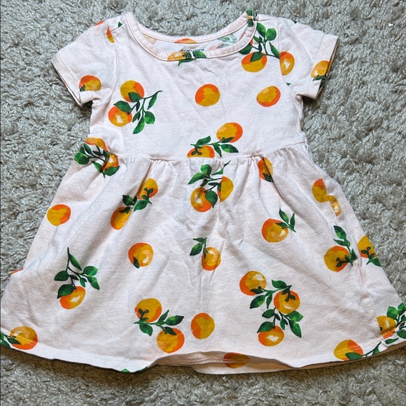 Old Navy Other - Old Navy Kids Dress with Orange and Green Print